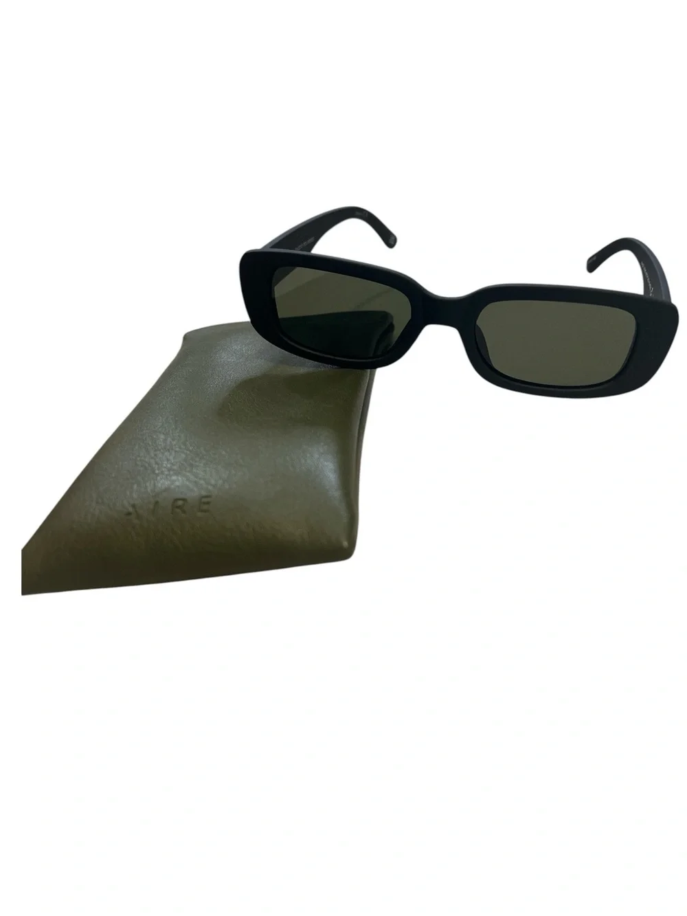 AIRE Ceres V2 Polarized Sunglasses Matte Black 51-21-142 Recycled Frame + Pouch